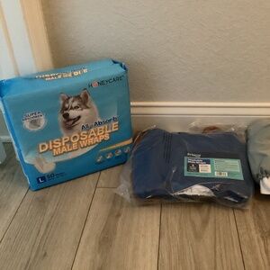 Dog pads, wraps male, belly band